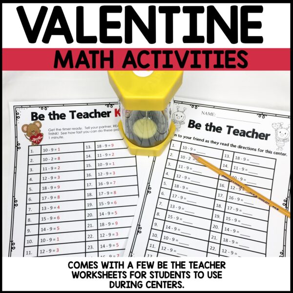 Valentine Math Task Cards - Image 4