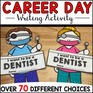 Career Day Writing and Craft Activity