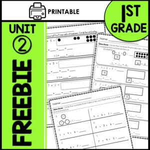 FREE 1st Grade Math Worksheets