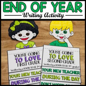 End of the Year Writing Activity