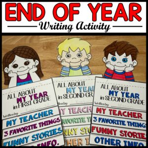 End of Year Writing Activity Flipbook