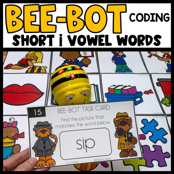 Bee Bot Coding Activity Short i Words - We Are Better Together