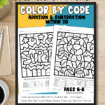 image of color by code amazon workbook