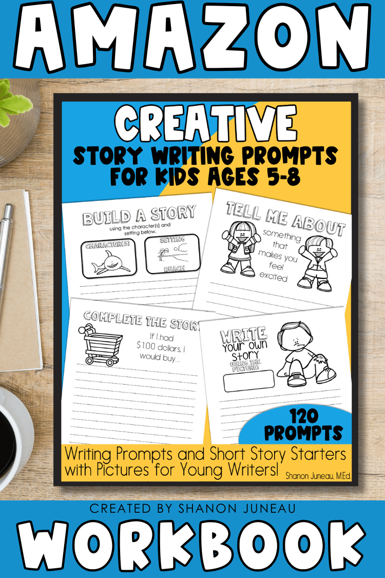 image of creative story writing prompts amazon workbook