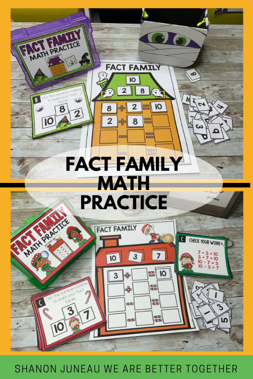 FACT FAMILY ADDITION AND SUBTRACTION