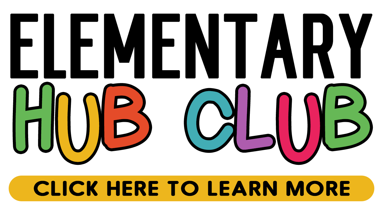 Elementary Hub Club Membership for 1st grade teachers