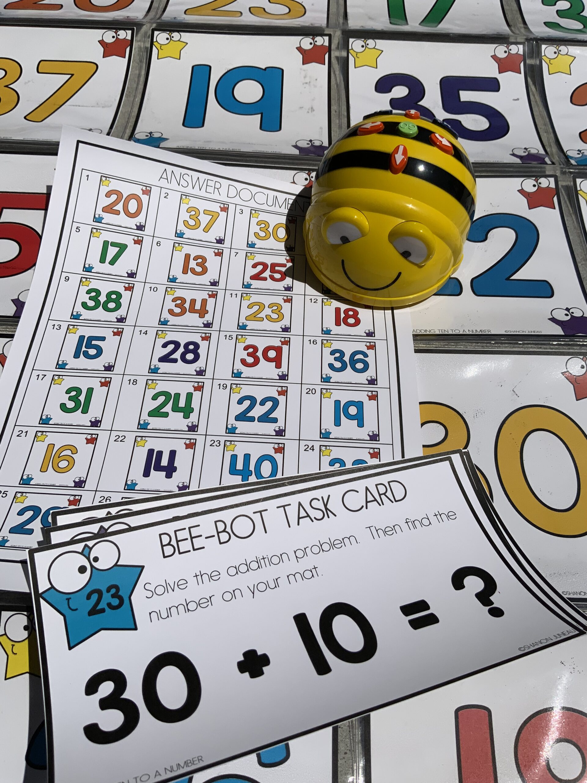 Bee Bot Coding Fun for elementary Students