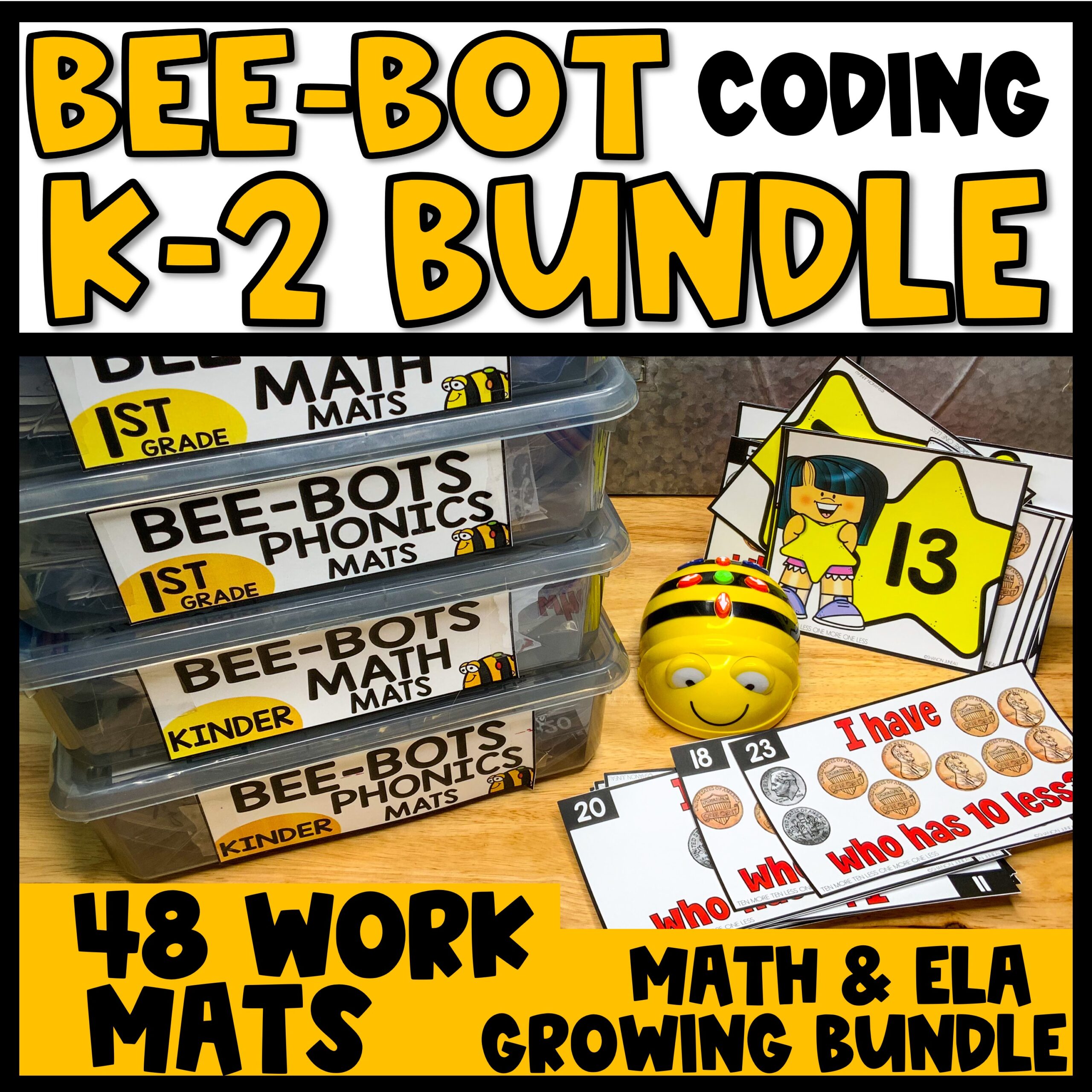 Bee Bot Coding Fun for elementary Students