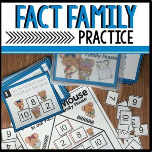 Fact Families 1st Grade Games Winter Themed