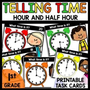 Telling Time Scoot Task Cards