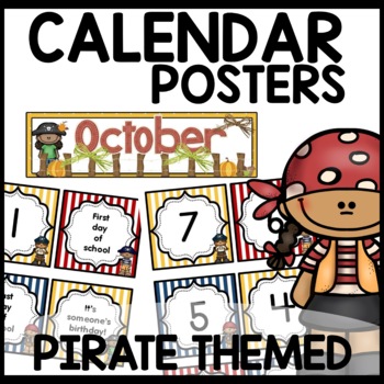 Pirate themed Calendar