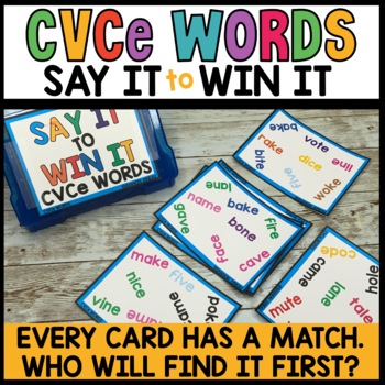 CVCe Word Game Magic E Game