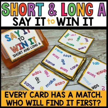 Long and Short Vowel A Word Practice