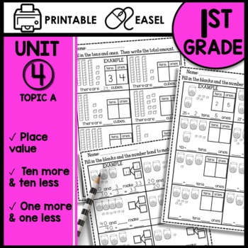 Place Value Tens and Ones Math Worksheets