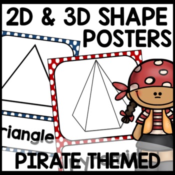 Shape Posters Pirate Themed Classroom Decor
