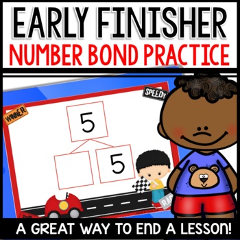 Number Bonds Early Finishers Activities