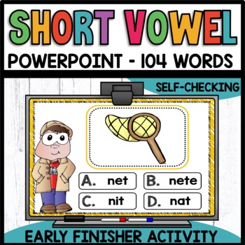 Short Vowel Early Finishers Activities