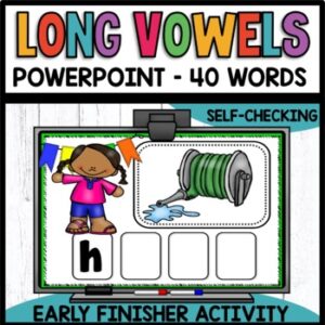 Bossy E Early Finishers Activities