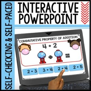 Commutative Property of Addition Interactive Powerpoint