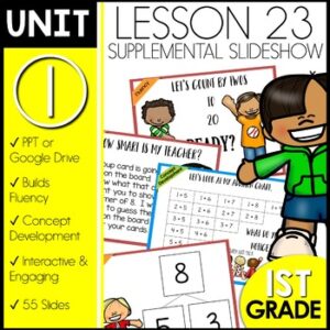 Counting by Twos Addition Chart Module 1 lesson 23