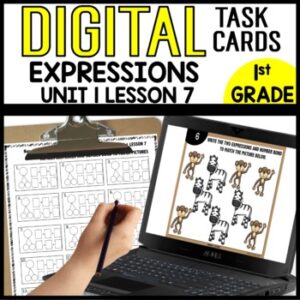 Writing Expressions MATH DIGITAL TASK CARDS