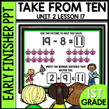 Take From Ten with 8 and 9 Early Finisher Activity