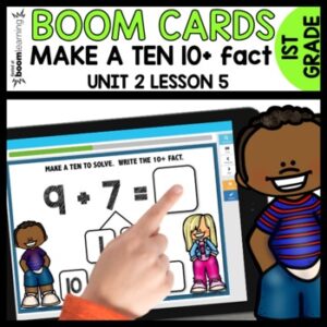 Make a TEN to ADD BOOM CARDS