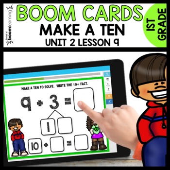 MAKE A TEN with 8 and 9 BOOM CARDS
