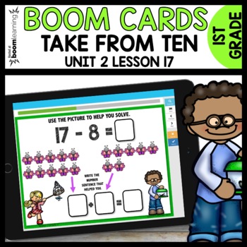 Take from Ten using 8 and 9 BOOM CARDS