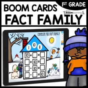Fact Family Games Winter Themed