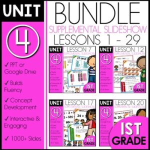 Place Value Tens and Ones Module 4 Daily Lessons BUNDLE