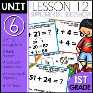 Adding Two Digit Numbers Module 6 Lesson 12