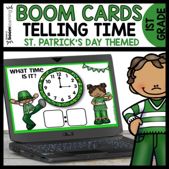 St. Patricks Day Telling Time Boom Cards