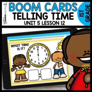 TELLING TIME BOOM CARDS