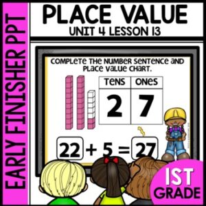 Tens and Ones Early Finisher Activity