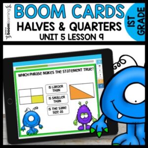 Halves and Quarters BOOM CARDS