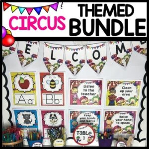 Circus Themed Classroom Decor Bundle