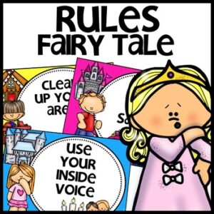 Classroom Rules Fairy Tale Themed Decor