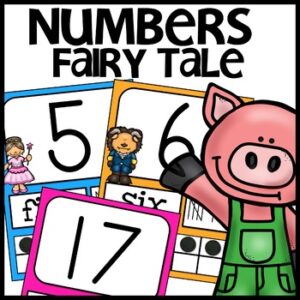 Number Posters Fairy Tale Themed Classroom Decor