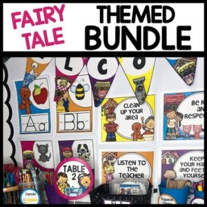 FAIRY TALE Themed Classroom Decor Bundle