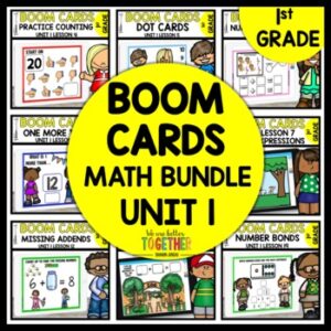 1st Grade Module 1 Math Review Boom Cards Bundle