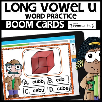 Long Vowel u Boom Cards