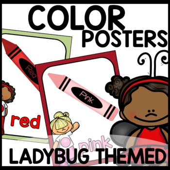 Ladybug Themed Classroom Decor Color Posters