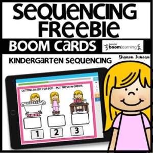 Sequencing Boom Cards Freebie