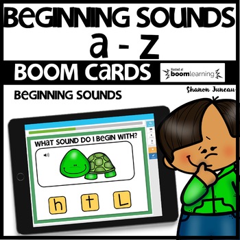 Beginning Sounds Recognition Boom Cards