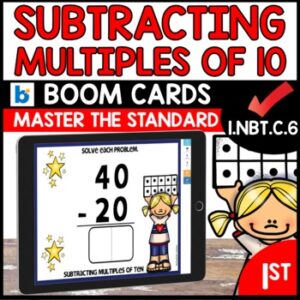 Subtracting Multiples of Ten Boom Cards 1.NBT.C.6