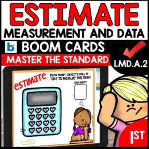 Estimation Measuring Length Boom Cards 1.MD.A.2
