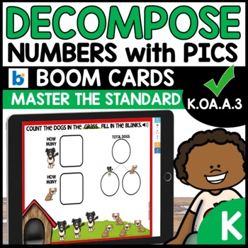 Composing and Decompose Numbers BOOM CARDS