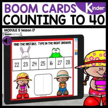 Counting to 40 Boom Cards