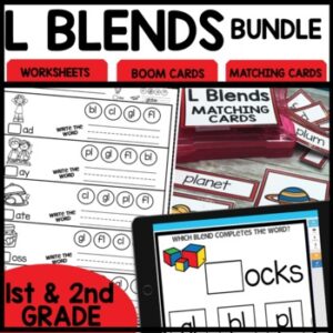 L Blends Word Practice Bundle
